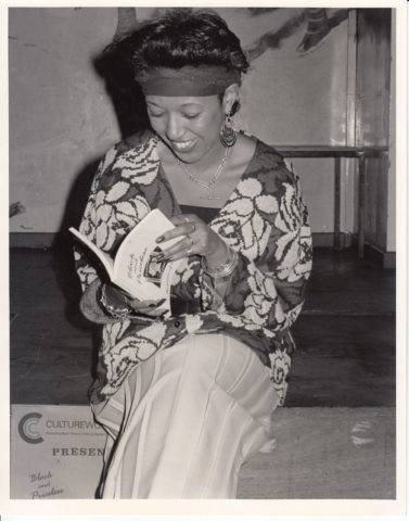 SuAndi at Black and Priceless Launch, 1988
